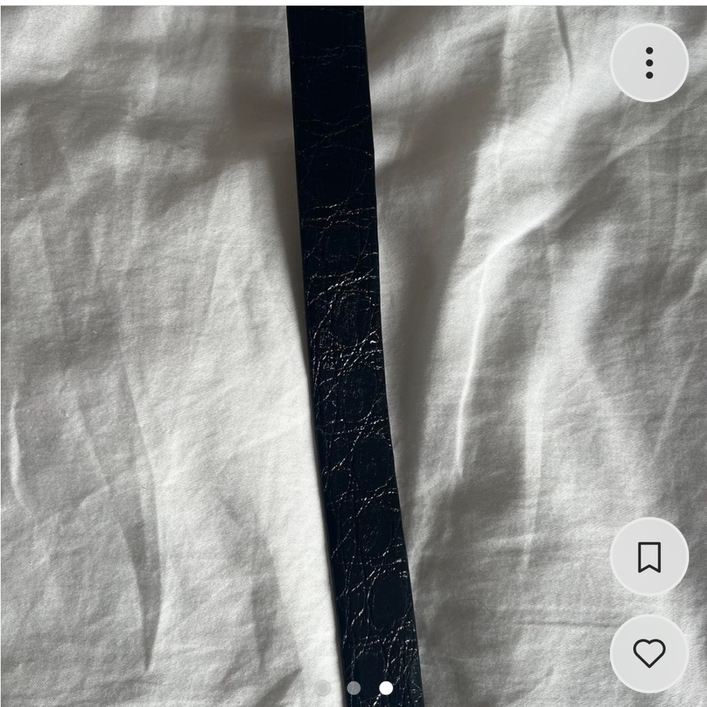 Genuine alligator belt